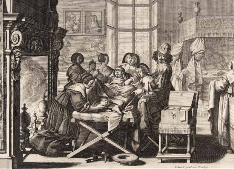 მშობიარობა სამეფო კარზე, 