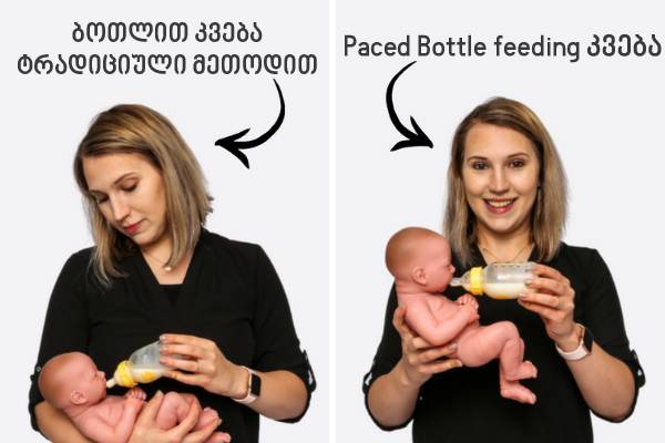 ბოთლით კვება, Paced Bottle feeding, 